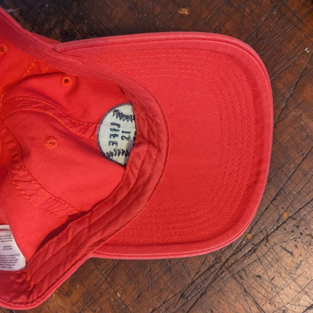 NWT Life is Good Unisex Red Baseball Cap Kids Chill M/L